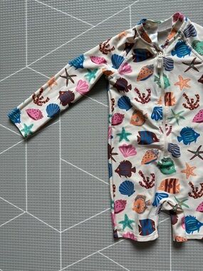 H&M|Baby girl/toddler one piece swimwear in sea creature novelty print•••18-24M